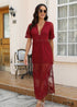 Boho White Lace Maxi Dress Natalia